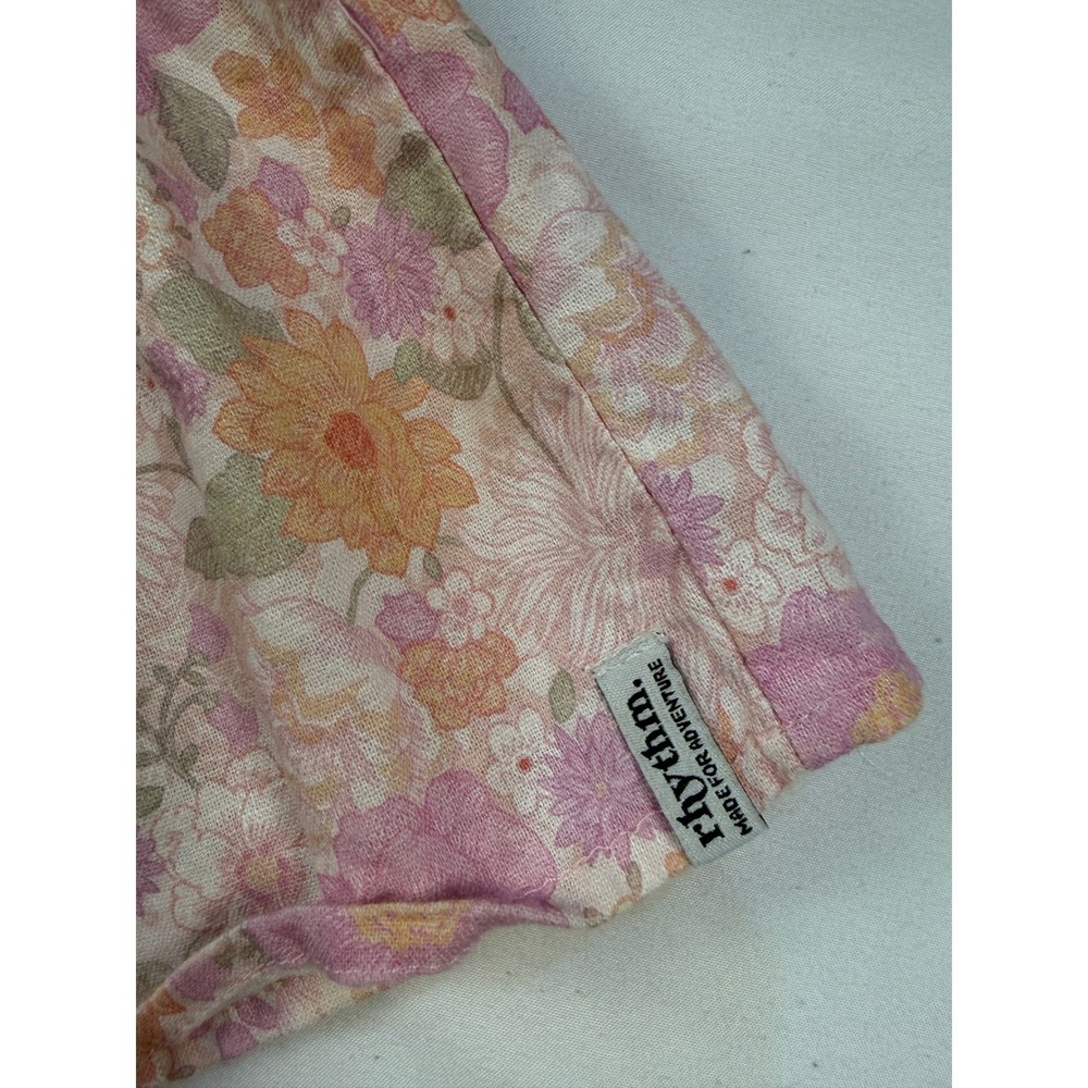 NWT Rhythm Melody Tiered Mini Skirt‎ Floral Print Whimsical Fairy Festival Sz 10 - Picture 6 of 8